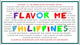 Flavor Me Filippinerna Flavor Me Plantation Bay [upl. by Asek]