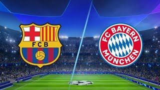 FC BARCA VS FC BAYERN UEFA CHAMPIONS LEAGUE 2024 MATCH HIGHLIGHTSPoetry in motioneFOOTBALL PES2025 [upl. by Lati]