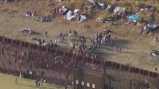 US seeing fewer migrants crossing border a week after Title 42s end [upl. by Rudie467]