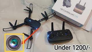 Unboxing E88 Foldable Drone  best drone under 2000  4K Dual camera Hillstar Foldable Hq wifi [upl. by Shellie]