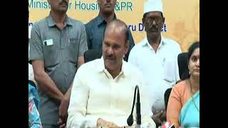 Press Conference by Honble Minister for Housing IampPR Sri Kolusu Parthasarathy [upl. by Atokad]