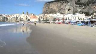 Lido Poseidon beach in Cefalù Sicily [upl. by Deering20]