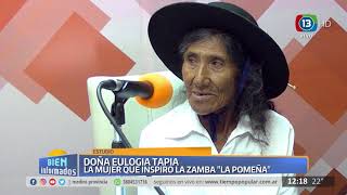 Doña Eulogia Tapia en Medios Provincia [upl. by Ladnar]