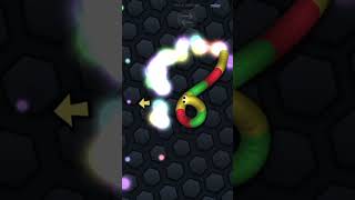 Slitherio Game Play moment capture gaming slithersnake snakegame [upl. by Mccarthy]