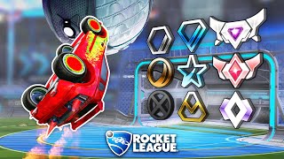 Freestyling vs Every Rank in Rocket League [upl. by Bonilla273]