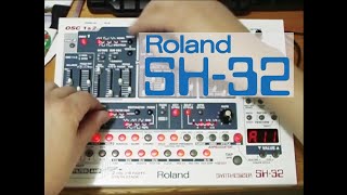 Roland SH32 Demo ■Highquality sound■ [upl. by Fidellia]