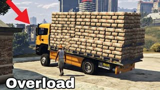 GTA 5 Real Life Mod  Cement Transport 3  Hino Truck Overload [upl. by Aisilef]