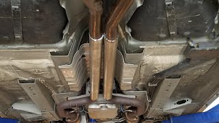 Straight Pipe install On 2013 Chevy Caprice PPV [upl. by Aicittel]