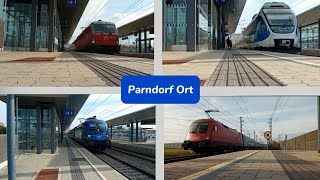 Züge Parndorf Ort  Trainspotten [upl. by Limbert392]