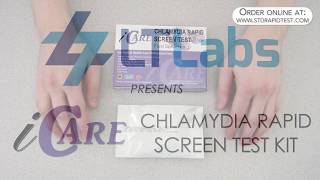 How to use an iCare Chlamydia test kit  by LT Labs [upl. by Cahan]