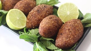 KibbehKebbeh  Meat stuffed bulgur [upl. by Cornie]