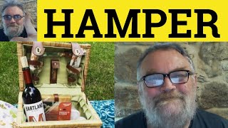 🔵 Hamper Meaning  Hamper Examples  Hampered Defined  Useful Vocabulary  Hamper Hampered [upl. by Ledarf]