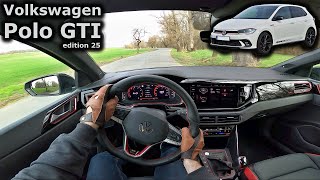 2024 Volkswagen Polo GTI edition 25  POV test drive [upl. by Nonac]