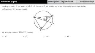 Zadanie 19  matura próbna  grudzień 2014 [upl. by Lucilla]