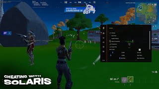 Trying out Solaris Cheats in Fortnite 🤪 [upl. by Wilbur177]