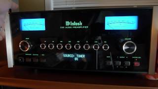 McIntosh C50 preamp overview [upl. by Ilyk623]