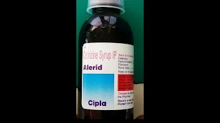 alerid syrup uses in hindi alerid syrup best for allergic candition खूजली आंख आना सर्दी होने में [upl. by Notla]