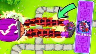 The DARTLING GUNNER PARAGON in Bloons Tower Defense 6 Ray of MAD [upl. by Voccola]