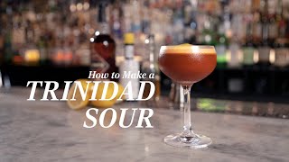 How to Make a Trinidad Sour the Strange and Delicious Cocktail Where Angostura Bitters Is the Star [upl. by Tessil]