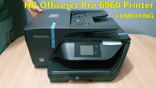 Unboxing of HP Printer HP Officejet pro 6960 In English [upl. by Merow68]