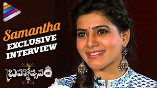 Samantha Exclusive Interview  Brahmotsavam Movie  Mahesh Babu  Kajal Aggarwal  Telugu Filmnagar [upl. by Aicilec456]