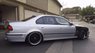 Seths VF SuperCharged BMW 540i6 Exhaust and Aerial Video [upl. by Nifares609]