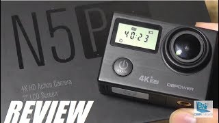 REVIEW DBPower N5 Pro  4K Action Camera WiFi 20MP [upl. by Dani]