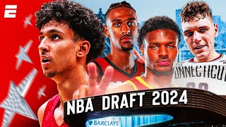 2024 NBA Draft Round 1 on ESPN Live reaction to every pick amp trade  Hoop Collective 🏀 [upl. by Astri]