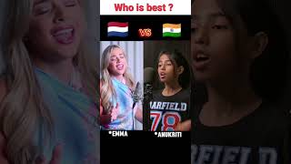 Aaj Ki Raat Singing Battle  Anukriti vs Emma Heesters  Female Cover Song aajkiraat stree2 [upl. by Madanhoj750]