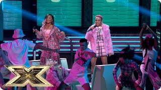 Acacia amp Aaliyah sing Finesse  Live Shows Week 1  The X Factor UK 2018 [upl. by Crescen]