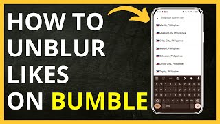 How to Unblur Likes on Bumble in 2024 [upl. by Meikah]