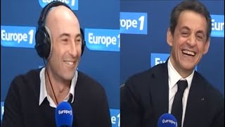 Hollande DSK Cluzet  Nicolas Sarkozy ne résiste pas aux imitations de Nicolas Canteloup [upl. by Dunson358]