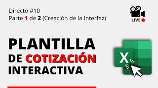 Cómo Hacer una Plantilla de Cotización Interactiva en Excel con Impresión en PDF Parte 1 de 2 [upl. by Boggs]