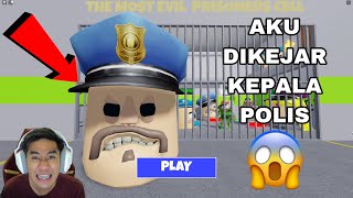 AKU DIKEJAR KEPALA POLIS 😂 ESCAPE PRISON BIG HEAD 😱 [upl. by Desma]