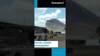 Pushback Driver Training Simulator  Tecknotrove 2024 [upl. by Nosnibor]