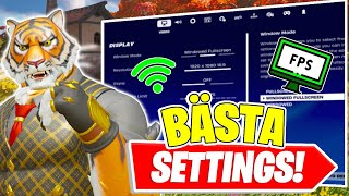 Bästa Settings För Fortnite Chapter 5  På Svenska [upl. by Oivaf261]