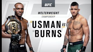 UFC 258 Kamaru Usman vs Gilbert Burns Highlights [upl. by Airb639]