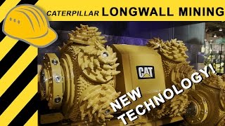 NEW CAT ROCK STRAIGHT SYSTEM Caterpillar Hard Rock Longwall Mining Demo  MINExpo 4K [upl. by Tyree]