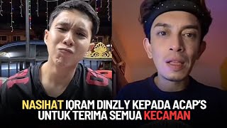 FULL NASIHAT IQRAM DINZLY KEPADA ACAP’S UNTUK TERIMA SEMUA KECAMAN  LIVE TIKTOK  12112024 [upl. by Luke]