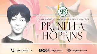 Prunella Hopkins Tribute Service [upl. by Kindig246]