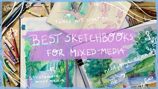 My Favorite Sketchbooks for Mixed Media Art [upl. by Harobed769]