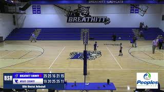 High School Volleyball Breathitt County vs Wolfe County  09172024 [upl. by Weider]