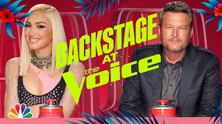 Hilarious BehindtheScenes Moments from Battles and Knockouts  NBCs The Voice 2022 [upl. by Htiek]