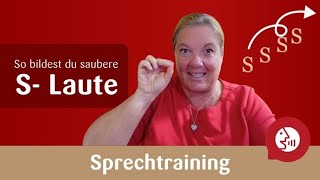 Sprechtraining  Lispeln  So bildest du saubere S Laute [upl. by Sixela]