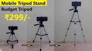 Best amp Cheap in budget Tripod Stand for Phone  Unboxing Tripod 3110 with universal mobile holder [upl. by Awra]