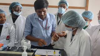 ABO Blood Grouping by Mr Attuluri Vamsi Kumar chandigarhuniversity [upl. by Terchie]