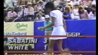 Gabriela Sabatini vs Anne White Tampa 1985 22 [upl. by Aehsa]