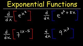 Derivatives of Exponential Functions [upl. by Yenffad]