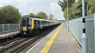 South Western Railway Trains at Egham on April 22nd 2023 [upl. by Aidnyc596]