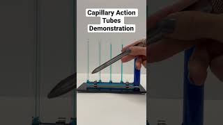 Capillary Action Tube Demonstration [upl. by Percival]